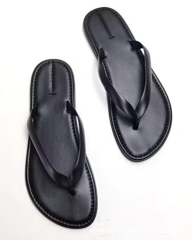 Basic leather sandal