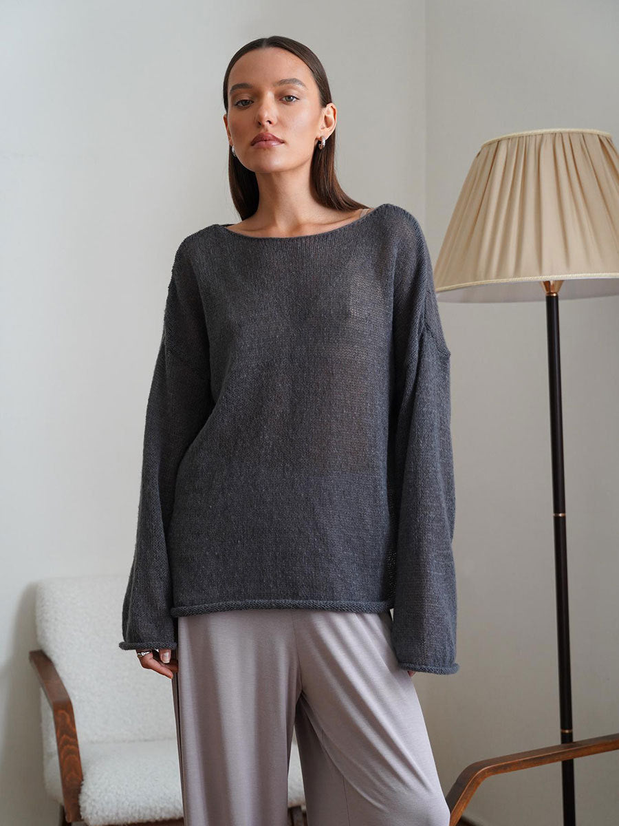 Loose spring knit