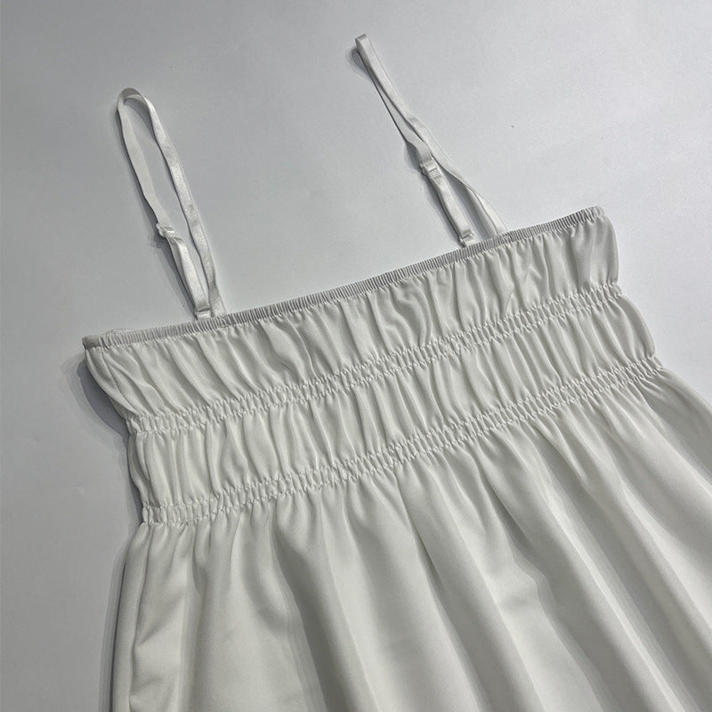 Heavenly white chiffon onepierce
