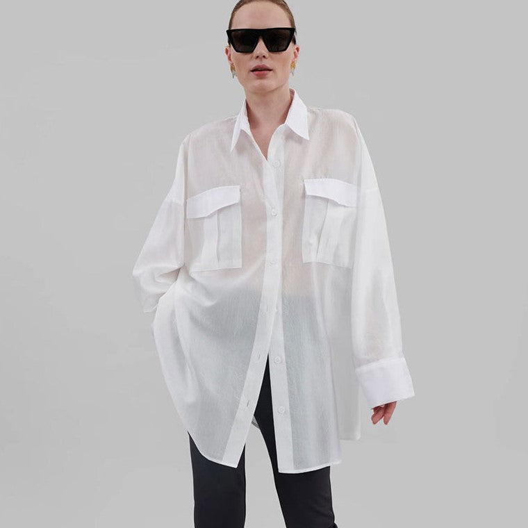 Smooth loose shirts