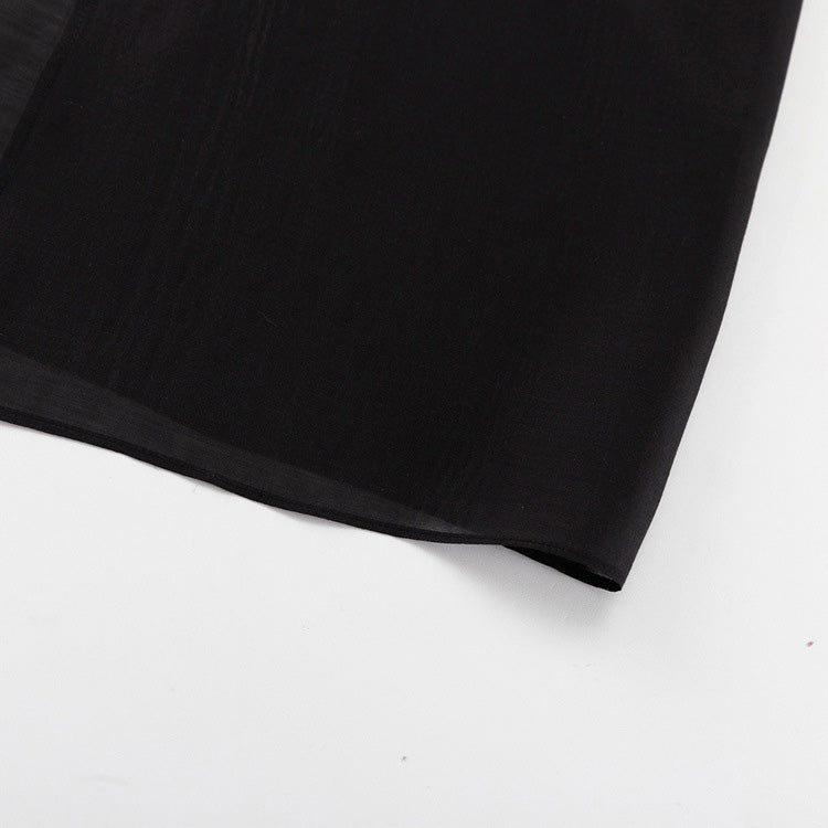 See through medi pencil skirt