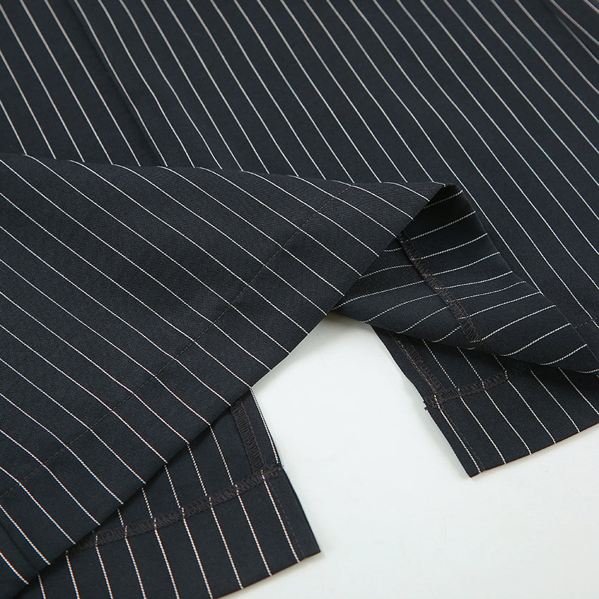 Stripe tiny long skirt