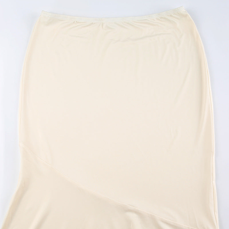 Race mermaid line skirt