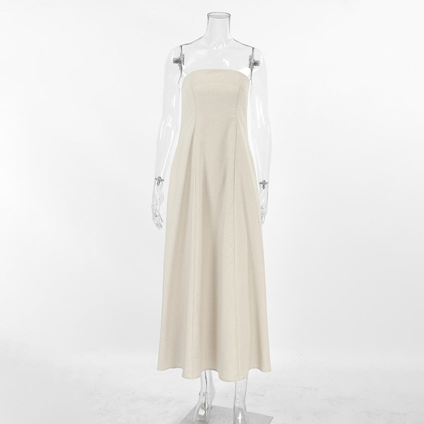 Tube chiffon one piece