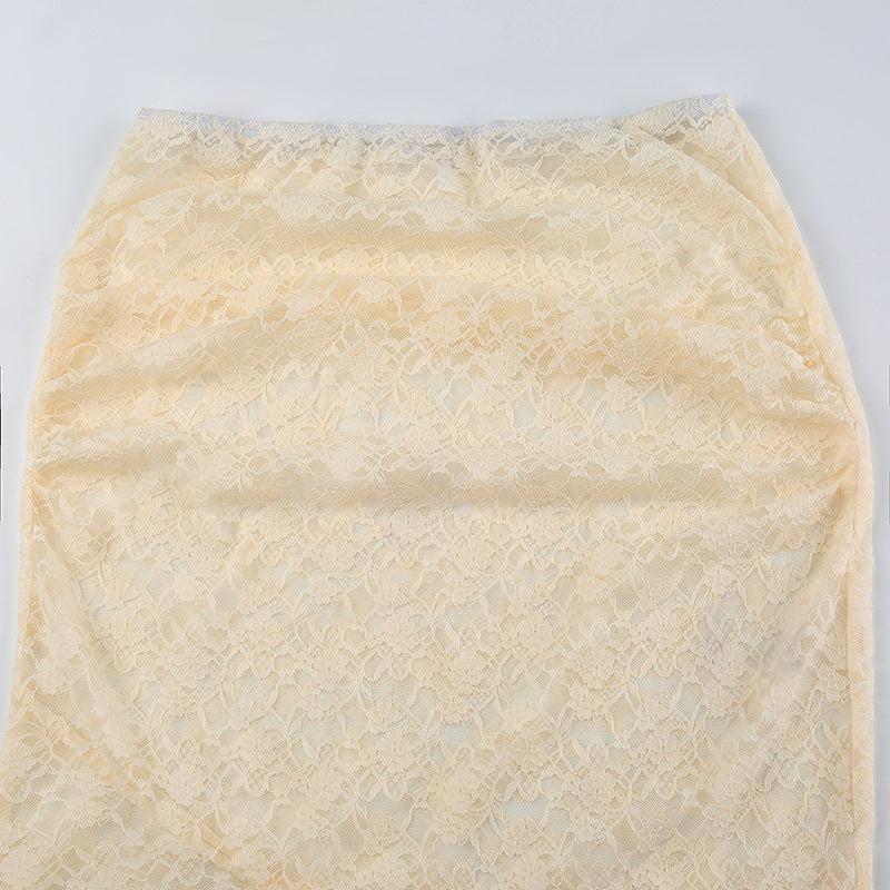 Race mermaid line skirt