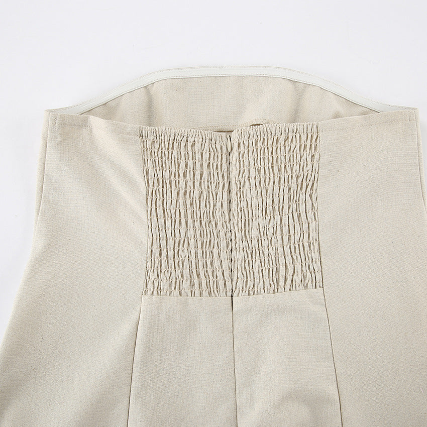 Tube chiffon one piece