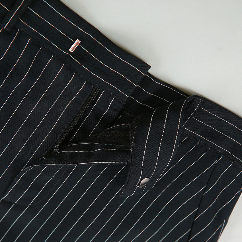Stripe tiny long skirt