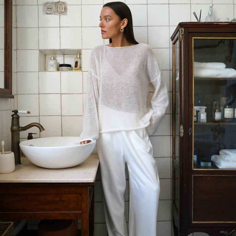 Loose spring knit