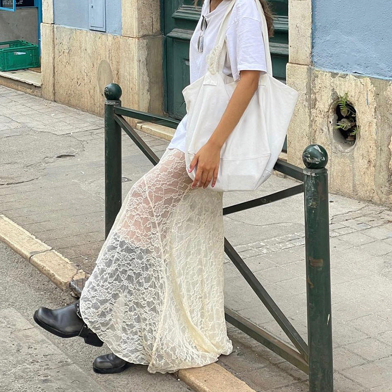 Race mermaid line skirt
