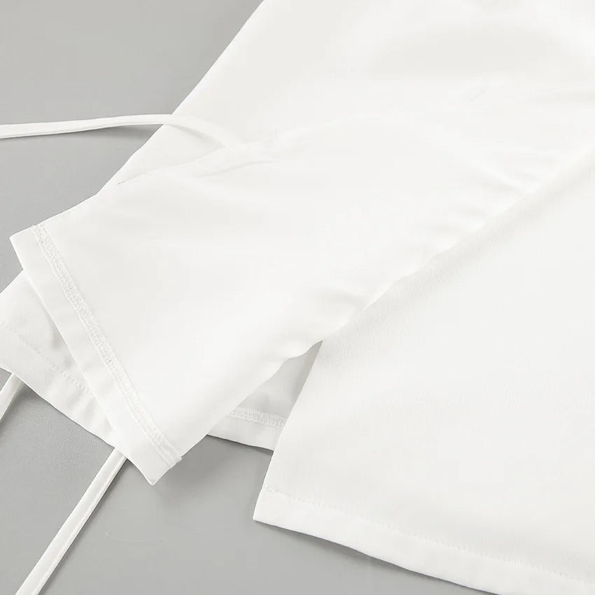 Cross no sleeve vest