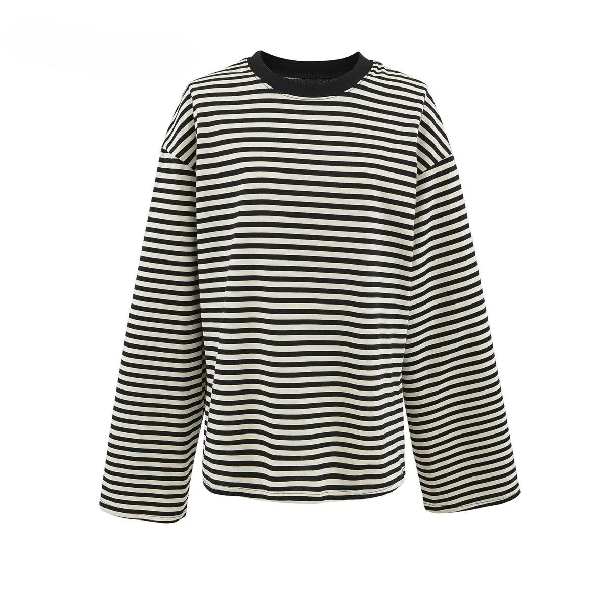 Loosy border long tee