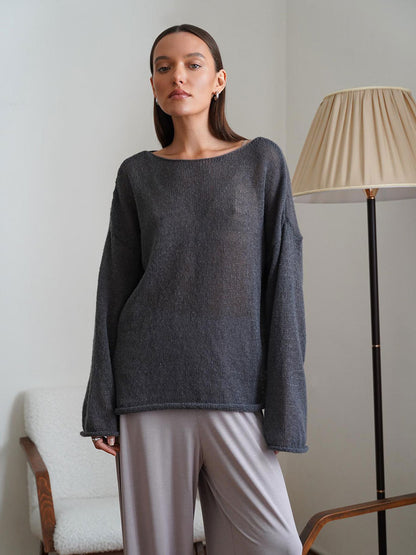 Loose spring knit