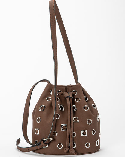 Hatome suede purse bag
