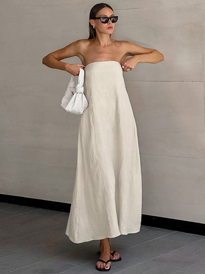 Tube chiffon one piece