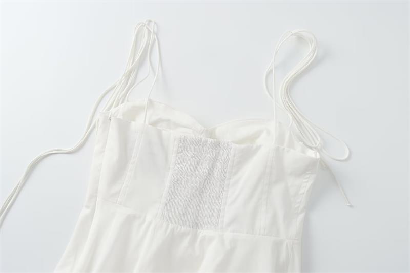 Ribbon strap bustier cami