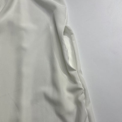 Heavenly white chiffon onepierce