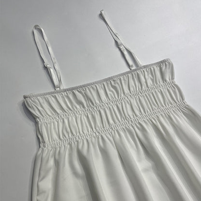 Heavenly white chiffon onepierce