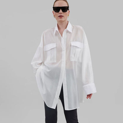 Smooth loose shirts