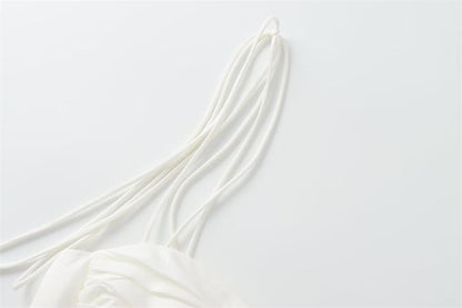 Ribbon strap bustier cami