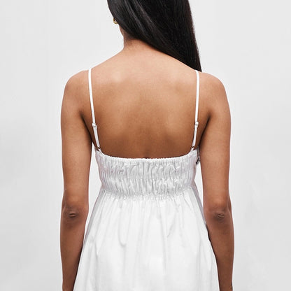 Heavenly white chiffon onepierce