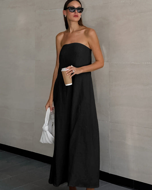 Tube chiffon one piece