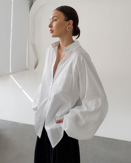 Balloon sleeve shirts