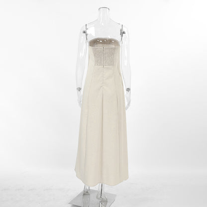 Tube chiffon one piece
