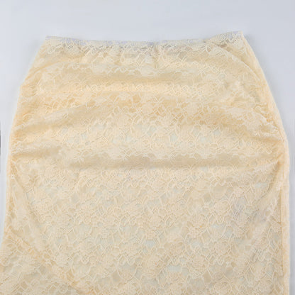 Race mermaid line skirt