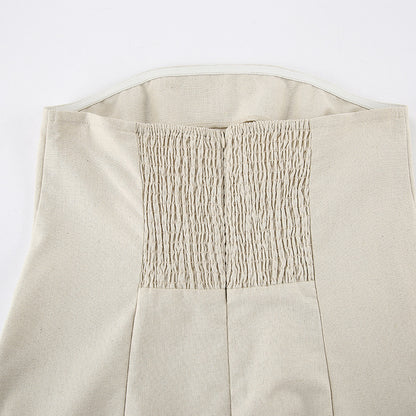 Tube chiffon one piece