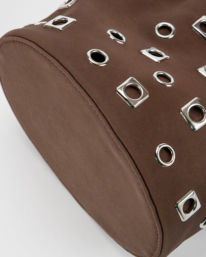 Hatome suede purse bag