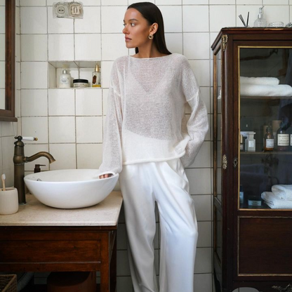 Loose spring knit