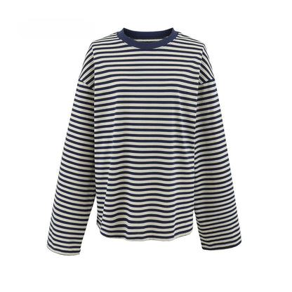 Loosy border long tee